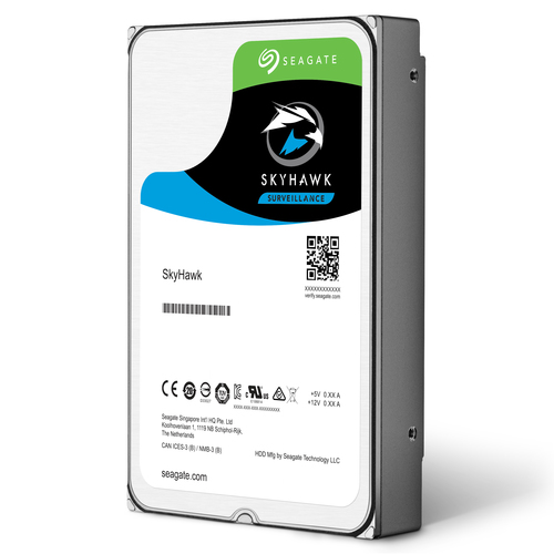 Seagate SkyHawk . Capacidade do Disco Rígido: 4 TB, Velocidade do disco rígido: 5400 RPM, Tamanho do buffer da unidade de 