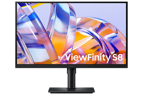 Samsung ViewFinity S8 S27H800UAU 27 Zoll Klasse 4K UHD LED-Monitor - 16:9 Format - Schwarz - 68,6 cm (27 Zoll) Viewable - 