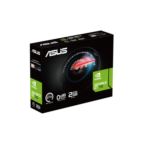 ASUS GT710-SL-2GD5-BRK-EVO. Processeur graphique famille: NVIDIA, Processeur graphique: GeForce GT 710. Mémoire carte grap