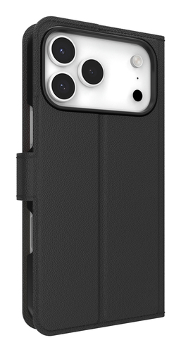 ifrogz Defence Tasche (Folie) Apple iPhone 17 Pro Max Smartphone - Schwarz - PU-Leder, Polycarbonat Körper