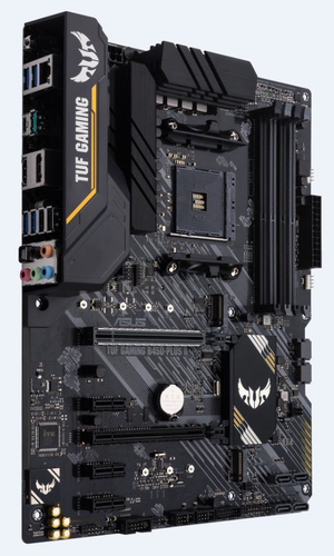 ASUS TUF GAMING B450-PLUS II. Fabricant de processeur: AMD, Socket de processeur (réceptable de processeur): Emplacement A
