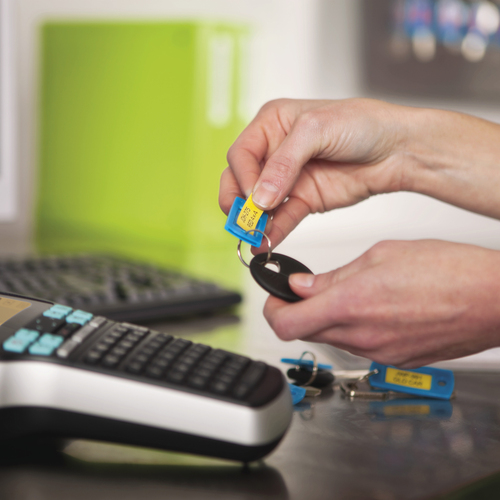 Dymo LabelManager 420P Electronic Label Maker - Thermal Transfer - 10 mm/s Mono - Tape, Label6 mm, 9 mm, 12 mm, 19 mm - LC
