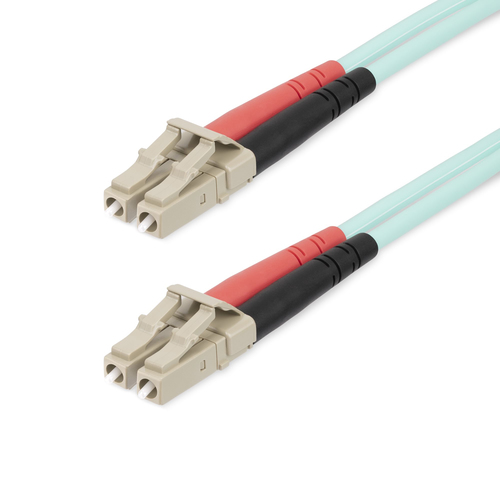 StarTech.com 20m (65ft) LC/UPC to LC/UPC OM4 Multimode Fiber Optic Cable, 50/125µm, 100G, Low Insertion Loss, LSZH Fiber J