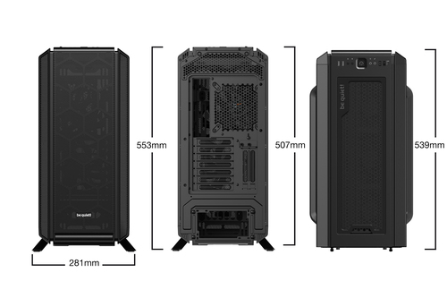 be quiet! Silent Base 802 Computergehäuse - EATX, ATX, Mini ATX, Micro ATX Motherboard Supported - Midi-Tower - SECC, Meta