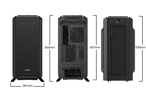 be quiet! Silent Base 802 Computergehäuse - EATX, ATX, Mini ATX, Micro ATX Motherboard Supported - Midi-Tower - SECC, Meta