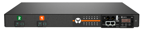 Vertiv Geist MGR3E1R6-12CF13-3PS6B2H10-S PDU - Monitorizado - 2P+E (IP44) - 12 x Combina�ão C13/C19 - 32 A - 230 V AC Inpu