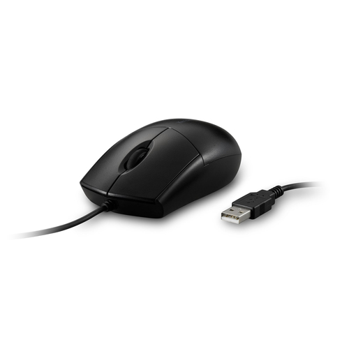 Kensington Pro Fit Rugged Mouse - USB Type A - Optical - 3 Button(s) - Black - Cable - 1600 dpi - Scroll Wheel - Symmetrical