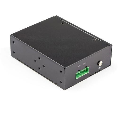 StarTech.com Industrial Gigabit Ethernet PoE Injector 30W 802.3at PoE+ Midspan 48V-56VDC Power Over Ethernet Injector Adap