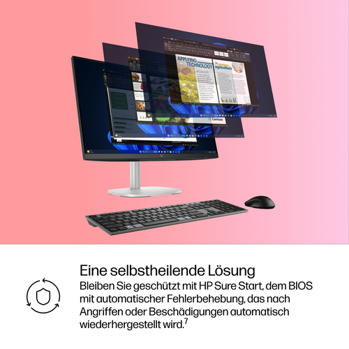 HP EliteStudio 8 All-in-One G1i 23.8 inch Desktop AI PC. Bildschirmdiagonale: 60,5 cm (23.8"), HD-Typ: Full HD, Display-Au