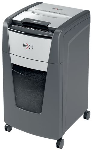 Rexel Optimum AutoFeed+ 300M Automatic Micro Cut Paper Shredder P5. Shredding type: Micro-cut shredding, Working width: 23