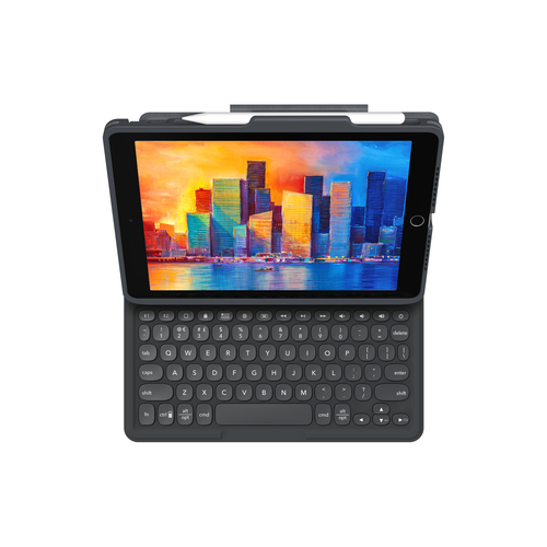 ZAGG Pro Keys Keyboard/Cover Case for 25.9 cm (10.2") Apple iPad Tablet - Black/Grey