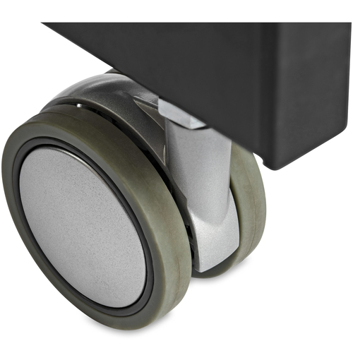 StarTech.com Mobile Standing Desk - Portable Sit-Stand Ergonomic Height Adjustable Cart on Wheels - Rolling Computer/Lapto