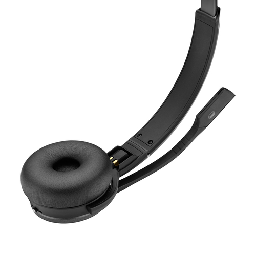 EPOS | SENNHEISER IMPACT 5065 Wireless On-ear Stereo Headset - Black - Binaural - 18000 cm - Bluetooth/DECT - Noise Cancel