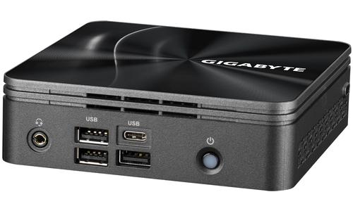 Gigabyte GB-BRR5-4500. Chassis type: UCFF, Product type: Mini PC barebone. Supported memory types: DDR4-SDRAM, Number of m