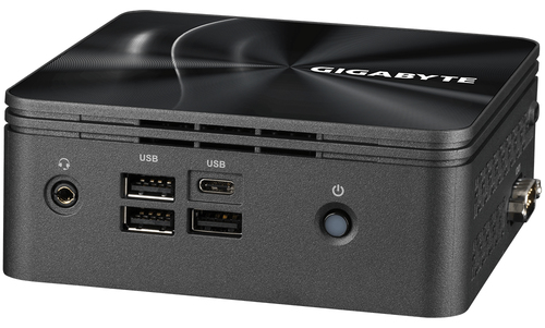 Gigabyte GB-BRR7H-4700. Chassis type: UCFF, Product type: Mini PC barebone. Supported memory types: DDR4-SDRAM, Number of 