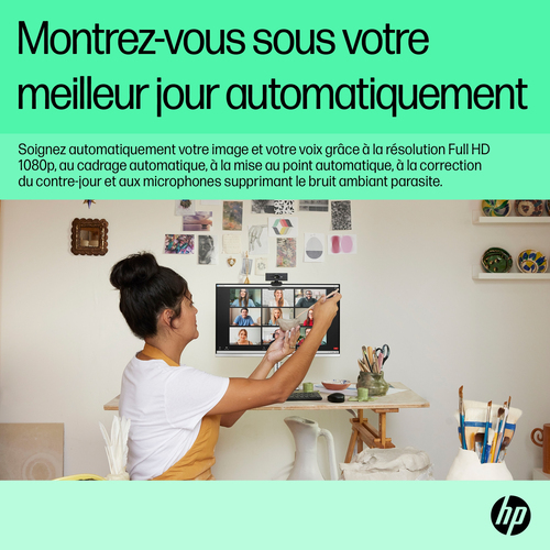 HP 620 FHD Webcam. Megapixel (approx.): 4 MP, Maximum video resolution: 1920 x 1080 pixels, Camera HD type: Full HD. Inter