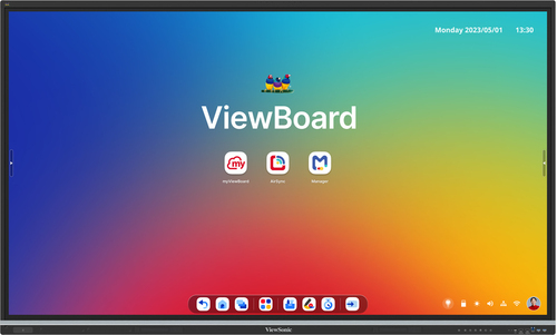 ViewSonic ViewBoard IFP8651-3C 2174,24 mm 4K UHD LCD Collaboration Display - 8 GB - Ultra Fine Touch (UFT) - Touchscreen -