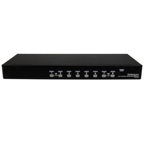 StarTech.com SV831DUSBGB. Tastatur Porttyp: USB, PS/2, Video Porttyp: VGA. Auflösung (maximal, analog): 1920 x 1440 Pixel,