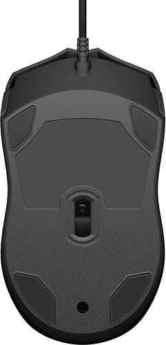 HP 105 Maus - USB Typ-A - Optisch - 3 Taste(n) - Schwarz - Kabel - 1600 dpi Auflösung - Symmetrisch