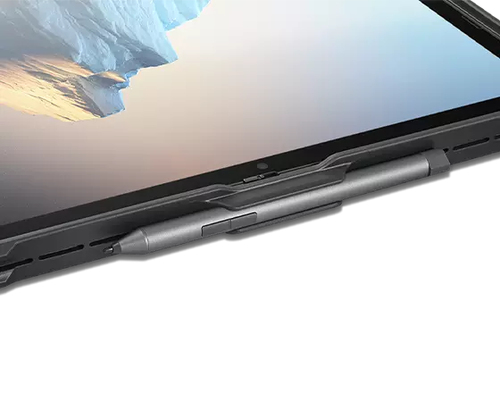 Lenovo Tasche Lenovo Tablet - Schwarz - Thermoplastisches Polyurethan (TPU), Polycarbonat Außenmaterial - Stoßfest, Kratzf
