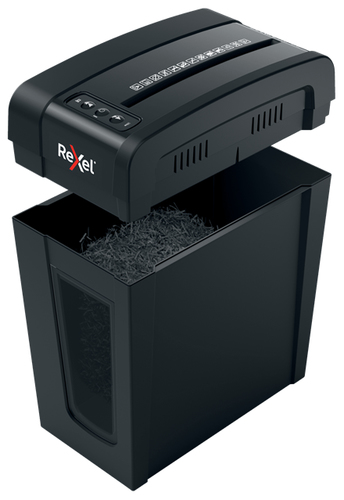 Rexel Secure X8-SL Paper Shredder - Continuous Shredder - Cross Cut - 9 Per Pass - for shredding Paper - P-4 - 220 mm Thro