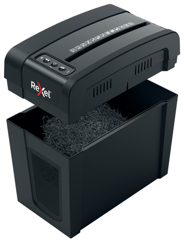 Rexel Secure X6-SL Whisper-Shred Cross Cut Paper Shredder P4. Shredding type: Cross shredding, Shredding size: 4 x 40 mm, 