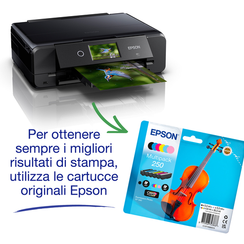 Stampante multifunzione a getto di inchiostro Epson Expression Photo XP-980 Con filo e senza fili - Colore - Fotocopiatric