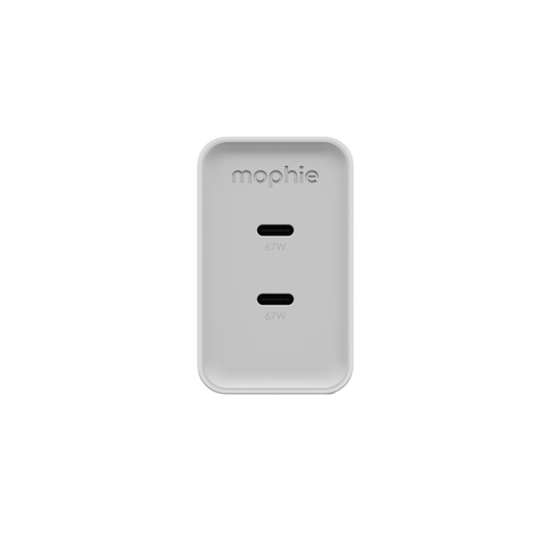 MOPHIE GAN USB-C DUAL 67W CABLE RETRACTABLE ROC WHITE EU