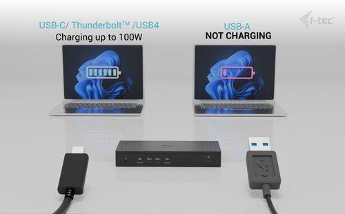 I-TEC UNIVERSAL 5X 4K DISPLAY DOCKING STATION PW DELIVERY 100W