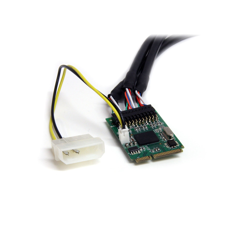 StarTech.com 3 Port 2b 1a 1394 Mini PCI Express FireWire Card Adapter - Add 2 FireWire-800 and 1 FireWire-400 port through