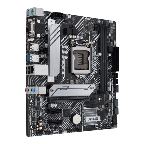 ASUS PRIME H510M-A. Fabricant de processeur: Intel, Socket de processeur (réceptable de processeur): LGA 1200, Processeurs