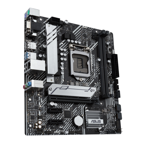 ASUS PRIME H510M-A. Fabricant de processeur: Intel, Socket de processeur (réceptable de processeur): LGA 1200, Processeurs