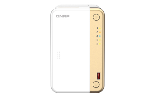 QNAP Turbo NAS TS-262-4G 2 x Total Bays SAN/NAS Storage System - 4 GB Flash Memory Capacity Celeron N4505 Dual-core (2 Cor