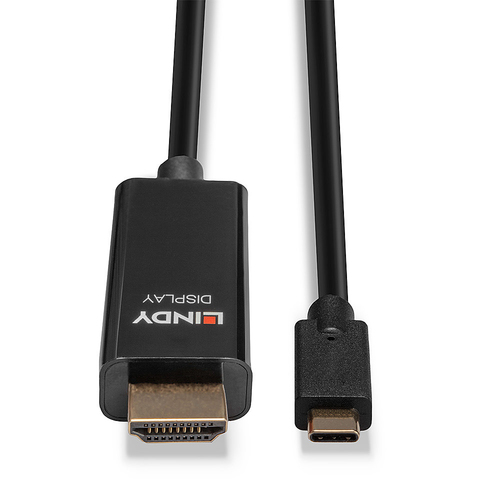 Lindy 10m USB Type C to HDMI 4K60 Adapter Cable with HDR. Cable length: 10 m, Connector 1: USB Type-C, Connector 2: HDMI T