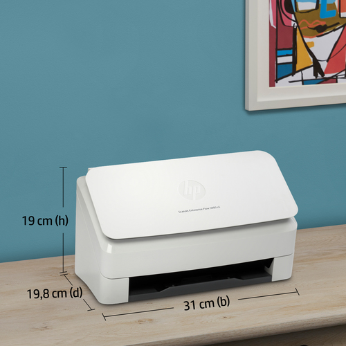 HP Scanjet Enterprise Flow 5000 s5. Maximum scan size: 216 x 3100 mm, Optical scanning resolution: 600 x 600 DPI. Scanner 