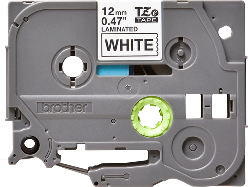 Etikettenband Brother P-touch TZE231 - 11,94 mm - Rechteck - Weiß - 1 Each - Fettbeständig, Schmutzabweisend, Temperaturbe