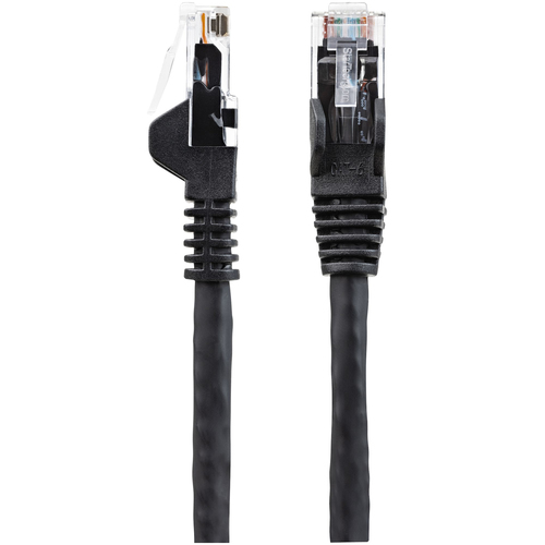 StarTech.com N6LPATCH3MBK. Kabellänge: 3 m, Kabelstandard: Cat6, Cable shielding: U/UTP (UTP), Anschluss 1: RJ-45, Anschlu