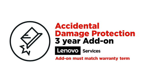 Lenovo 3Y Accidental Damage Protection. License quantity: 1 license(s), Number of years: 3 year(s)