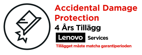 Lenovo 4Y Accidental Damage Protection. Number of years: 4 year(s), Type: On-site