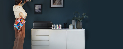 Stampante multifunzione a getto di inchiostro Epson ET-8550 Wireless EcoTank - Colore - Nero - Fotocopiatrice/Stampante/Sc