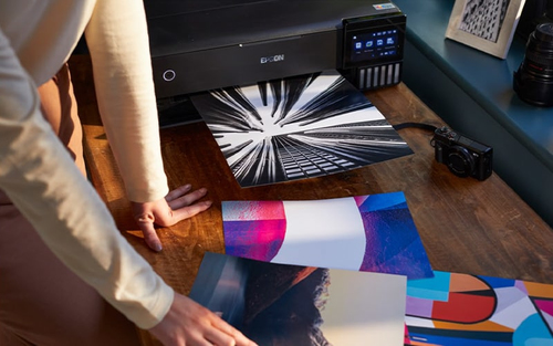 Stampante multifunzione a getto di inchiostro Epson ET-8550 Wireless EcoTank - Colore - Nero - Fotocopiatrice/Stampante/Sc