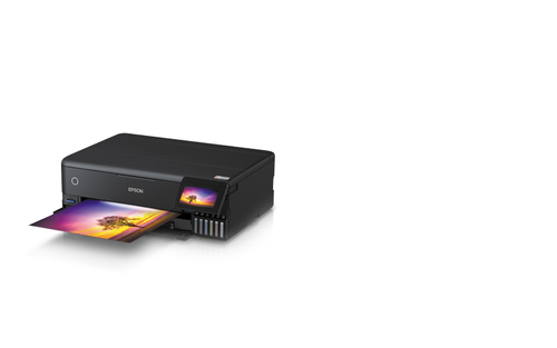 Stampante multifunzione a getto di inchiostro Epson ET-8550 Wireless EcoTank - Colore - Nero - Fotocopiatrice/Stampante/Sc