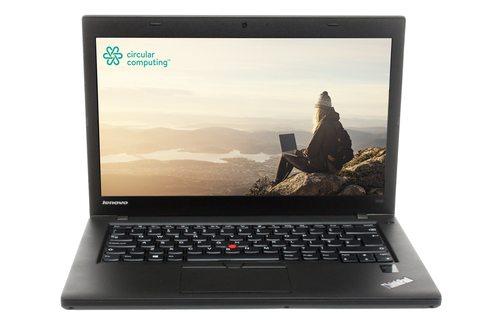 Circular Computing Lenovo ThinkPad T450 Laptop - 14.0” - HD (1366x768) - Intel Core i5 5th Gen 5200u - 8GB RAM - 256GB SSD