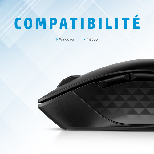 HP 430 Multi-Device Wireless Mouse. Form factor: Ambidextrous. Movement detection technology: Optical, Device interface: R