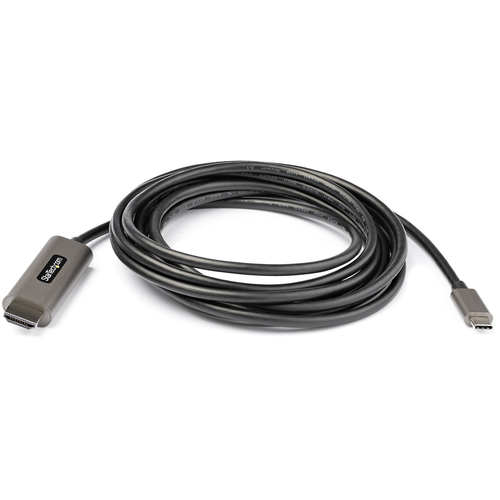StarTech.com 3 m HDMI/USB-C Video Cable Adapter - 1 Each - Cable for Audio/Video Device, Monitor, Digital Signage Display,