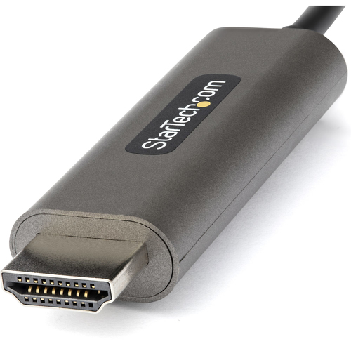 StarTech.com 13ft (4m) USB C to HDMI Cable 4K 60Hz with HDR10, Ultra HD USB Type-C to HDMI 2.0b Video Adapter Cable, DP 1.