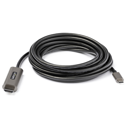 StarTech.com 13ft (4m) USB C to HDMI Cable 4K 60Hz with HDR10, Ultra HD USB Type-C to HDMI 2.0b Video Adapter Cable, DP 1.