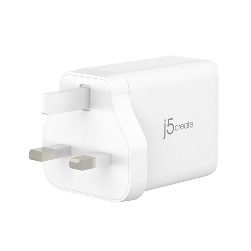 j5create 65 W AC Adapter - 1 Pack - Universal Adapter - For Headset, Mobile Computer, Smartphone, Notebook, Portable Gamin