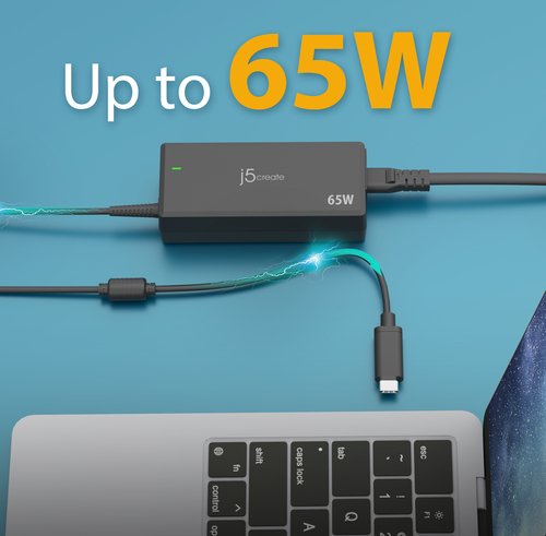 j5create JUP1265-EN 65 W Stromadapter - 65 W