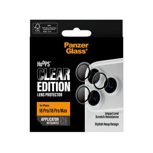 PANZERGLAS HOOPS CAMERA LENS IPHONE 18 PRO/18 PRO MAX TRP